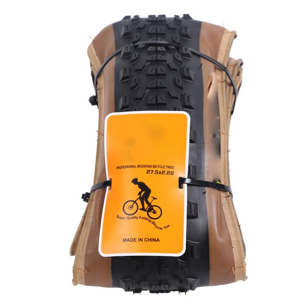27,5x2,20 cykel ydre dæk gummi anti-slip Mountain road bike foldedæk udskiftning til cykling sort og gul