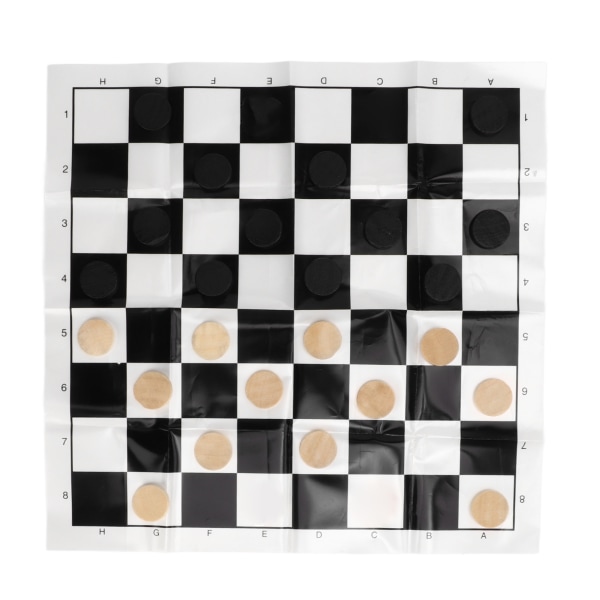 Puiset kansainväliset tammilautapelit tammipalat kalvo shakkilauta läpinäkyvä set