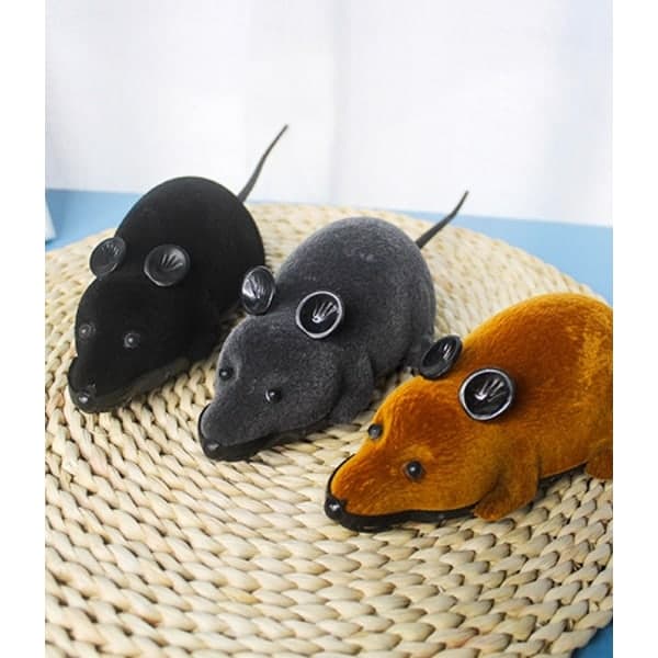 Electronic Remote Control Mouse, Toy Mouse for Kids, Grey（PA）