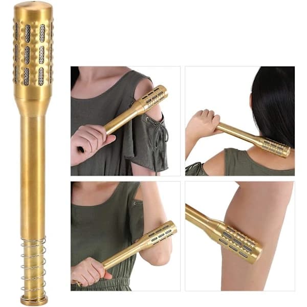 Moxibustion Stick, Bærbar Messingrulle Moxa Brennende Stick