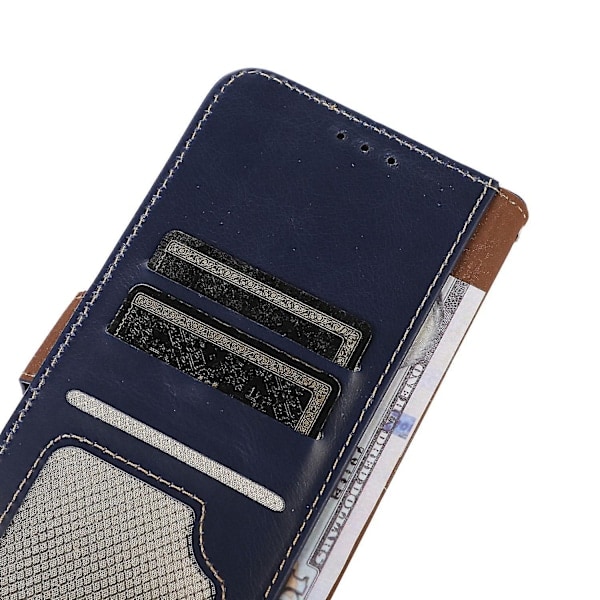 Nokia C22 Plånboksfodral Äkta Läder Ställ Folio Mobilskal