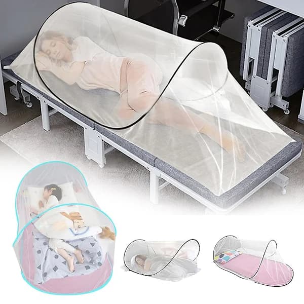 Foldbart myggenet, ventilerende sengemyggenet