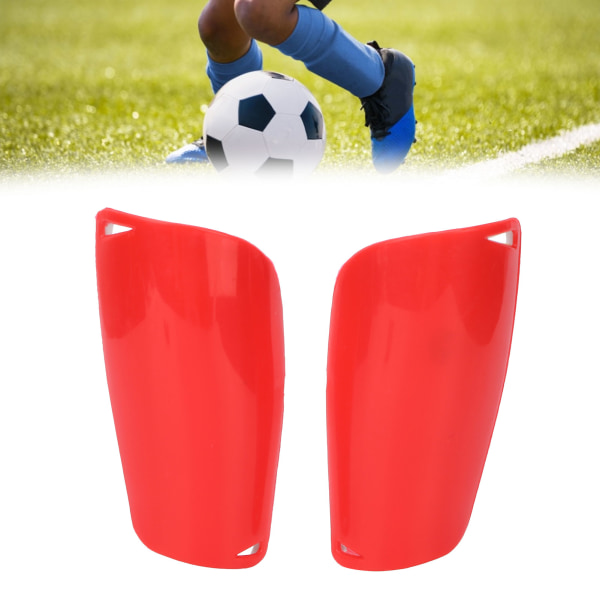 Fotbollsbenskydd i liten storlek Bekväma kompakta benskydd för barn TonåringarRöda