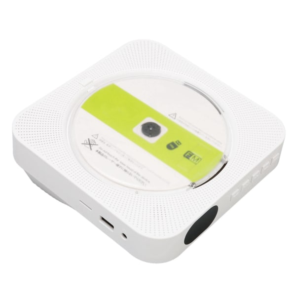 Desktop CD-spiller Multifunksjon HiFi stereohøyttalere Bærbar Bluetooth CD-spiller med timerfunksjon for innendørs