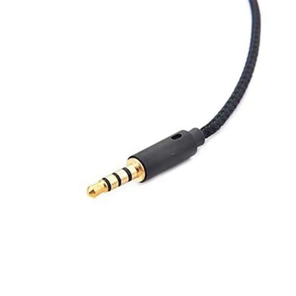 3,5 mm:n kuulokkeiden jakaja 2 in 1, uros-nainen nylon 3,5 mm:n äänenjakaja puhelimelle kannettavalle tabletille musta