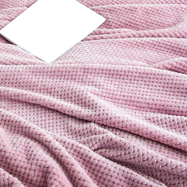 Jäähdytyspeitto Maito Fleece Lattice Jacquard Peitto Summer Cold Single Nap-peitto vuodesohvaan Toimistopaputahna Väri 180x200cm