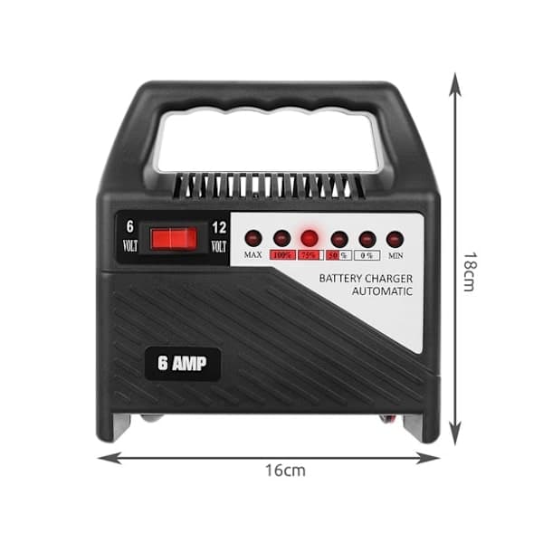 Batterioplader 12V 6A - Oplader