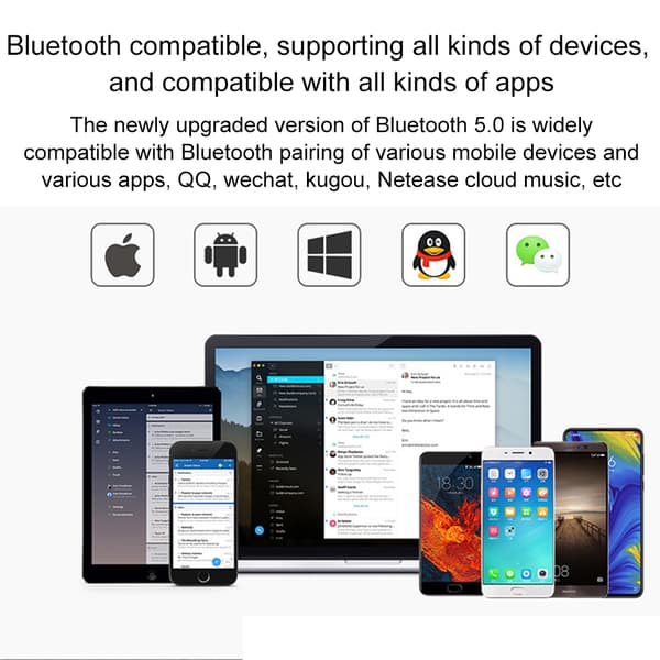 Trådløse ørehengende Bluetooth-ørepropper.pa