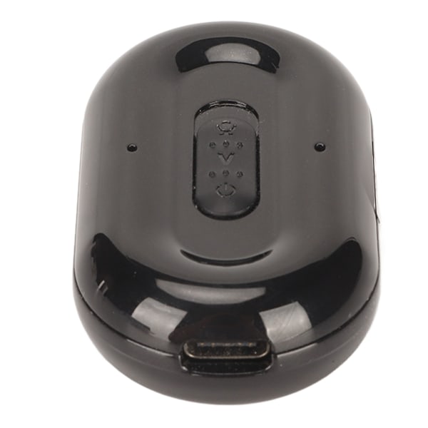 Digital stemmeopptaker Sterk magnetisk stemmeaktivert støyreduksjon AI Intelligent stemmeopptaksenhet MP3-spiller Nøytral engelsk, svart 8GB