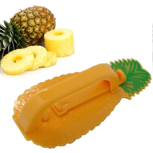 Pineapple Corer Easy To Clean Sharp Portable Cute Shape Lightweight Remove Pineapple Core Stainless Steel Adjustable Innovative Pineapple Peeler
