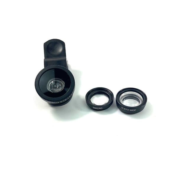 Universaali klipsilinssi 3 in 1