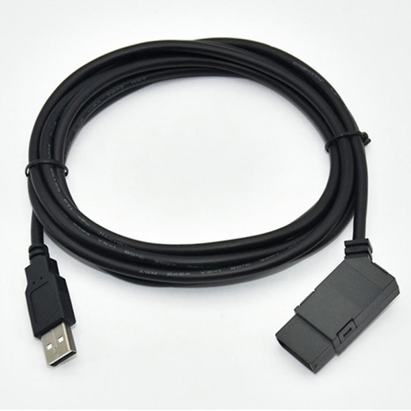 USB-LOGO programmeringskabel, isolerad, för LOGO PLC, USB-kabel, RS232-kabel, 6ED1057-1AA01-0BA0, 1MD, svart