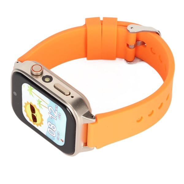 Kids Smart Watch Doble kameraer Flere funksjonelle High Definition Smart Watch-telefoner for 4 til 12 år gamle gutter, jenter oransje