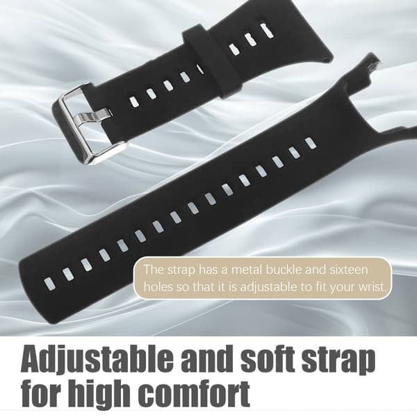 Suunto Ambit 1/2/3 ranneke TPU Musta—pa