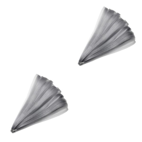 1/2/3/5 Crinoline Hästhårsfläta DIY-hantverk för Hattar Ljusblå Grå Light Blue Grey 2Set
