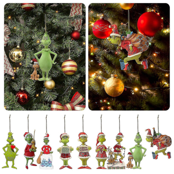 2023 Grinch Decoration 18 For Grinch Tree Decor Pendant Plane C