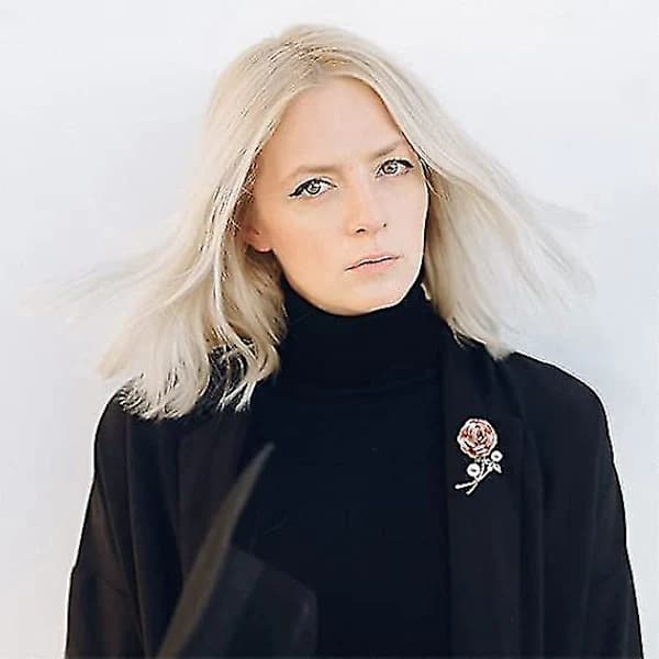 Rosblomma Brosjenåler Stoff Håndlagde Roseblomstbrosjer For Kvinner Menn Bryllup