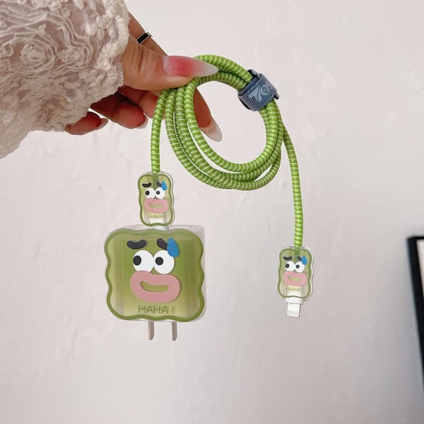 DIY-kabels beskyttelse Laddningssladdsskydd - Datakabel 20W Oplader til iPhone