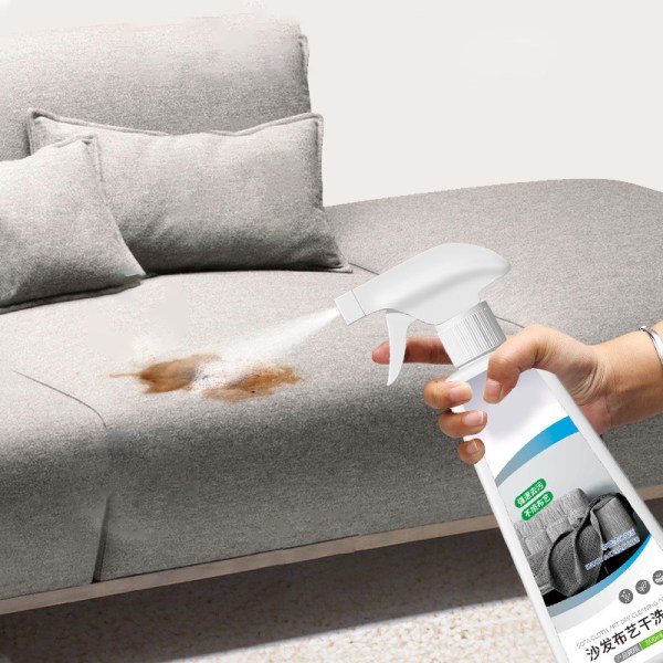 Tyg Soffrengöring Skölj gratis Tyg Mattor Kemtvätt Spray Dekontaminering Avkalkningsmedel för hemmet