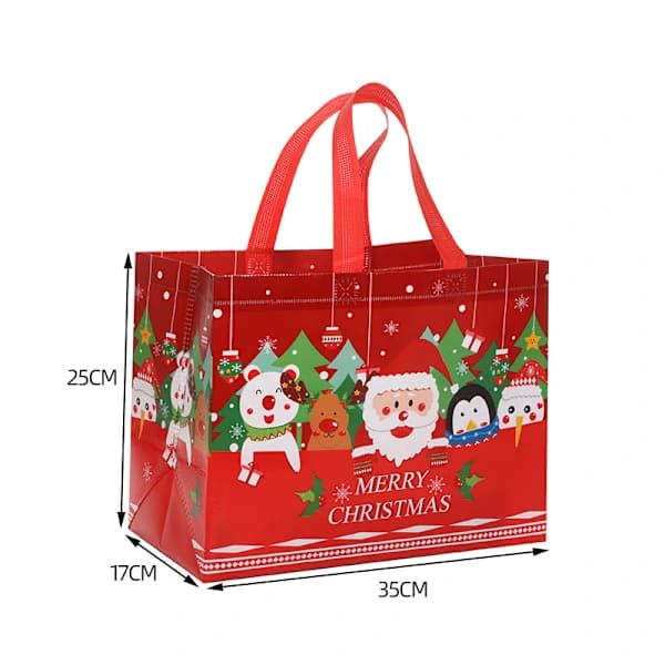 4-pack Julklappar, Julkassar med Handtag