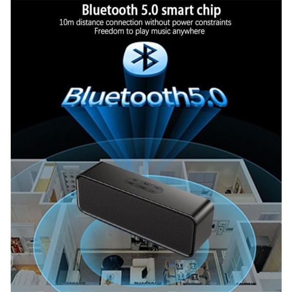 Bluetooth-kaiutin, Kannettava Langaton Kaiutin Bluetooth 5.0