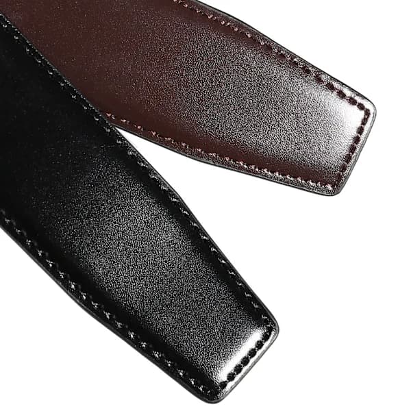 Sort bælte - herrebælte læderjeans Justerbart læderbælte til mænd