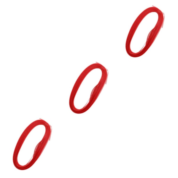 1/2/3/5 Crinoline Hästhårsfläta DIY-hantverk för Hattar Röd Red 3Set