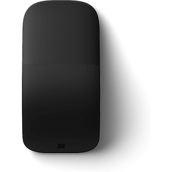 Microsoft Arc Mouse - Bluetooth-hiiri PC:lle, kannettaville tietokoneille, yhteensopiva Windowsin, Macin ja Chrome OS:n kanssa (ohut, kevyt, kannettava, taktiilinen) - Valkoinen