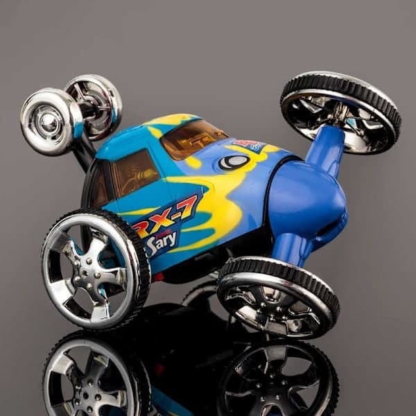 Zoom Spinster Stuntbil - Radiostyrt Bil Blå
