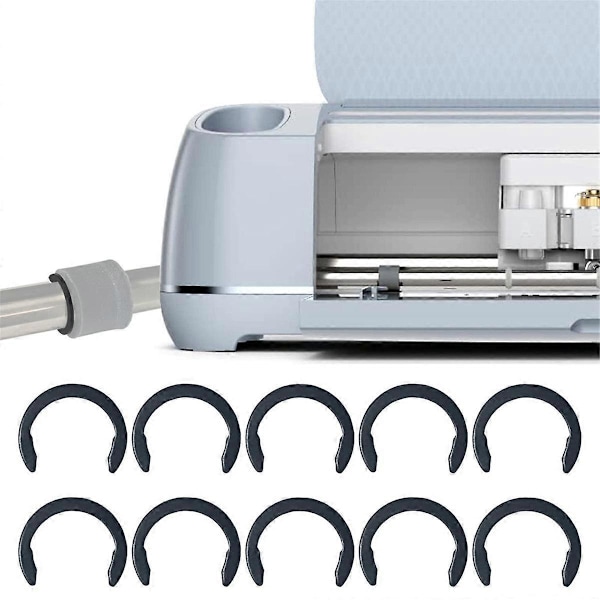 10 stk. fastholdelsesclipsringe til Cricuts Maker og Explore Airs, hold gummi på plads med fastholdelse.pa