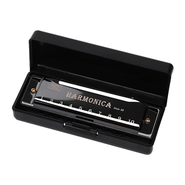 Munnspill - 10 Hull - C-dur Svart