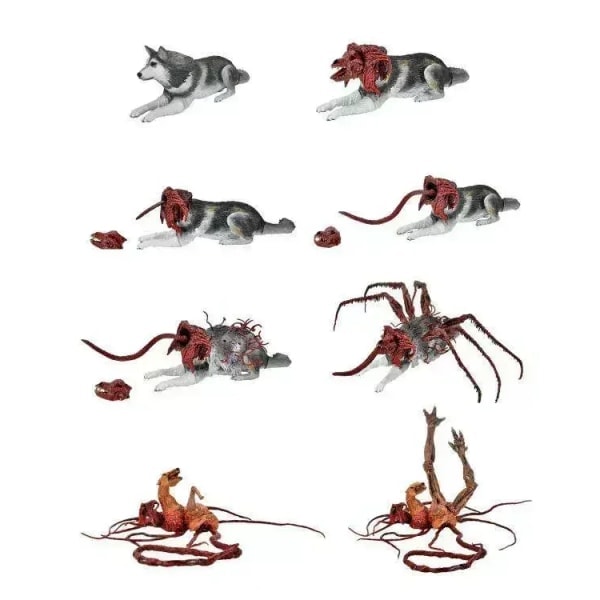 NECA: The Thing ~ Ultimate Dog Creature ~ Deluxe Set PVC Collection Actionfigur Figur Modell
