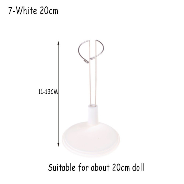 Dockfäste Stativhållare 7-VIT 20CM 7-vit 20cm