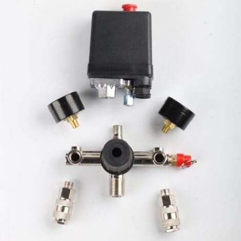 Trykregulator med pressostat til kompressor Pressostat 2 displays.pa