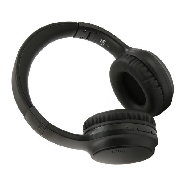 Bluetooth hörlurar Aktiv brusreducerande Dubbel uppspelningsläge Vikbart trådlöst headset för Travel Office Svart