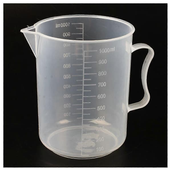 1000ml Transparent Gradert Beger med Håndtak.pa