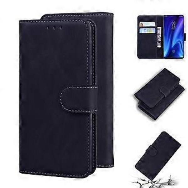 Til Xiaomi Redmi K20 / K20 Pro & Mi 9T/ Mi 9T Pro Hudfølelse Ren Farve Flip Læder Telefon Cover