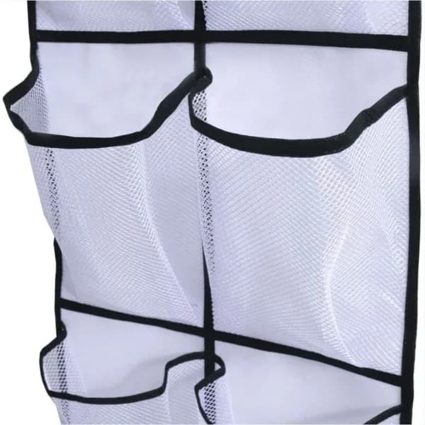 Smal Över Dörren Hängande Skoförvaring, Vit, 2-pack