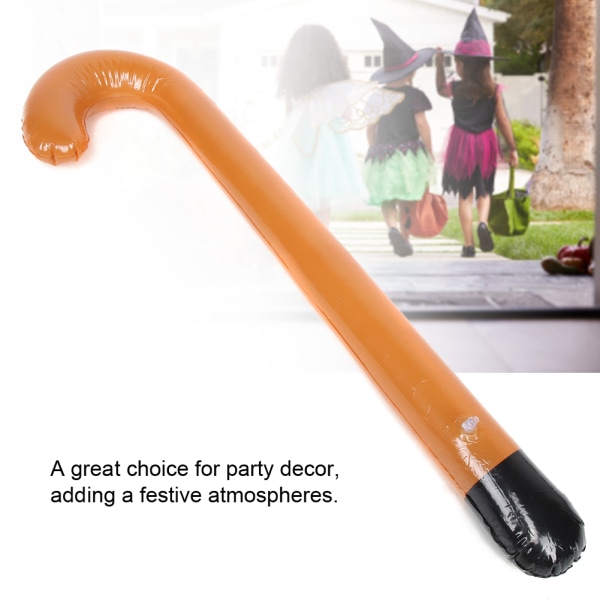 Halloween PVC puhallettava Blow Up Cane kävelykeppi kainalosauva Party Fancy AccessoryL kävelykeppi