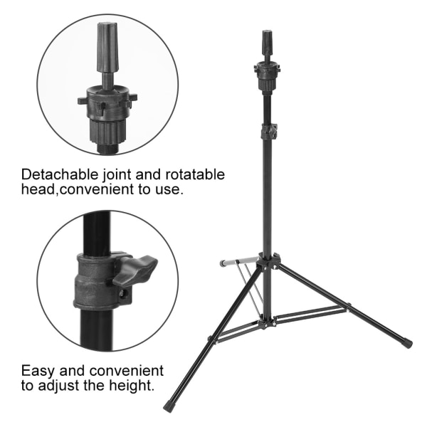 Salon Upgrade paryk Stativ Stand Mannequin Head Stativ Frisør træningsholder