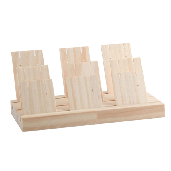 1/2/3 Örhänge Display Stativ Stor Kapacitet för Retail Display Small 3 slot 22cm Small 3 slot 22cm 1Set