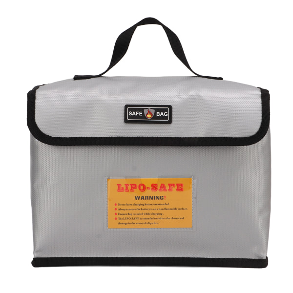 Lithium batteri eksplosionssikker taske Lynlås lukning Bærbar brandtag batteri Beskyttende opbevaringspose