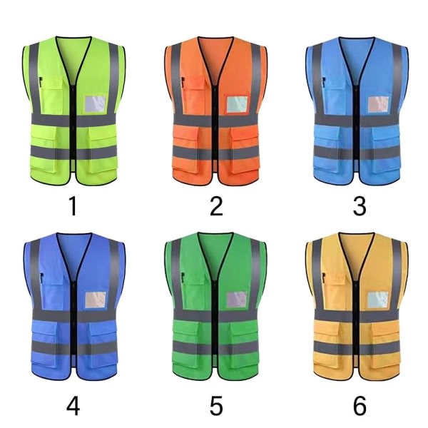 Safety jacket with reflective stripes 3 3 3