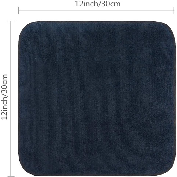 Mikrokuitu Pyyhkeet Monitoiminen Pyyhkeet Polyester Mesh Hankauspuolella Koti Keittiö Kylpyhuoneen Puhdistus Pakkaus 8 30X30cm Musta
