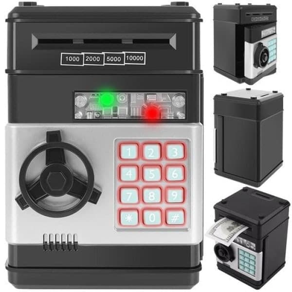 Elektronisk safe med lys- og lydeffekter Multicolor