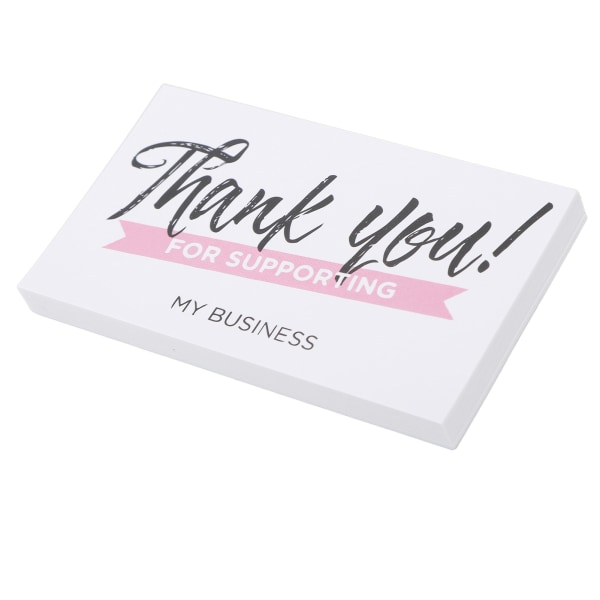 150 stk takkekort takknemlighetskort belagt papir takknemlighetskort for familie venner C