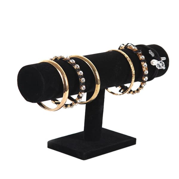 Armbåndsstativ, Fløyel - Svart