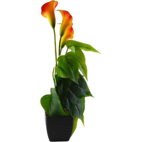 Kunstige blomster Calla Lily Faux potteplante