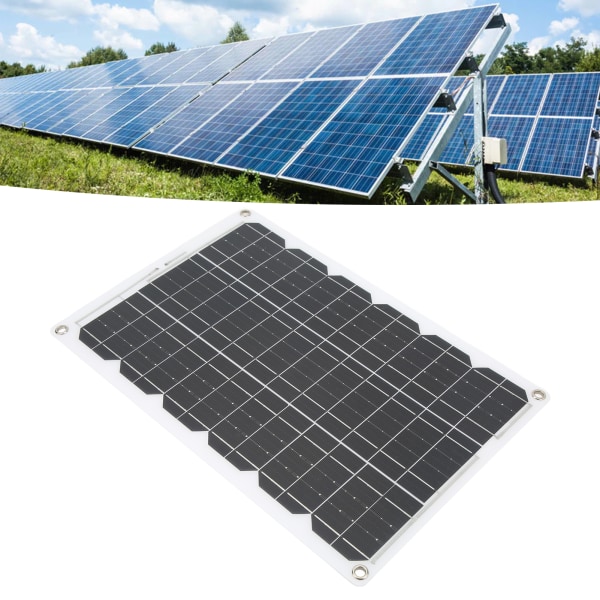 Monokrystallinske solpaneler sæt 18W 18V højeffektiv bærbar solpaneloplader til solcellegadelysopladere