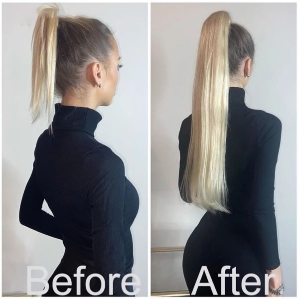 Twist omkring hestehale hår syntetiske extensions STYLE 10 STYLE 10 Style 10 Style 10